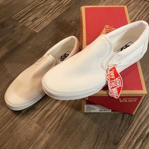 Vans Classic Slip-On (True White) Mens Size 10.5.